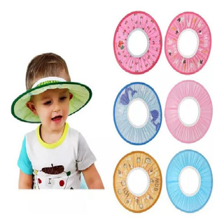 Visera Gorro Baño Ducha Bebe Sombrero Protector Ojos Orejas Visera Gorro Baño Ducha Bebe Sombrero Protector Ojos Orejas