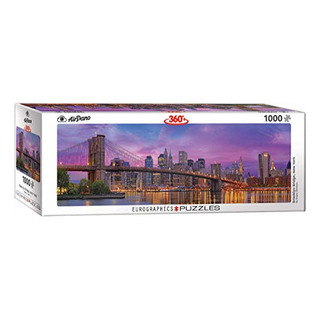 Puzzle Eurographics, Puente De Brooklyn, Nueva York, 1000 Pi Puzzle Eurographics, Puente De Brooklyn, Nueva York, 1000 Pi