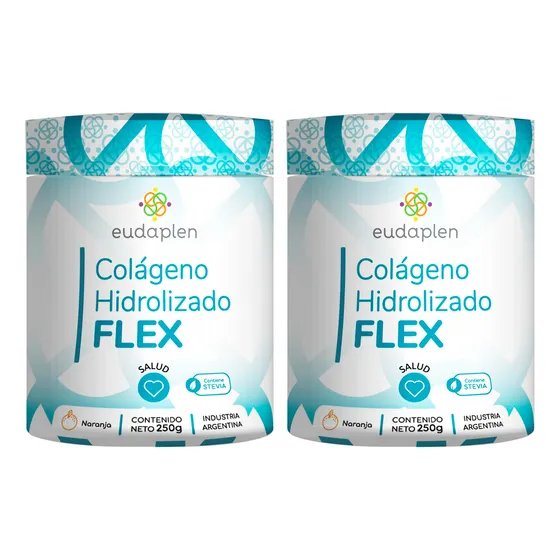 Eudaplen Kit X2 Colágeno Hidrolizado Flex Suplemento 250g 3c