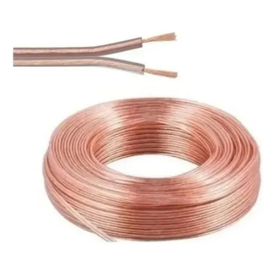 Cable Paralelo Bipolar X 0.75mm Cristal Transparente X 10 Mt