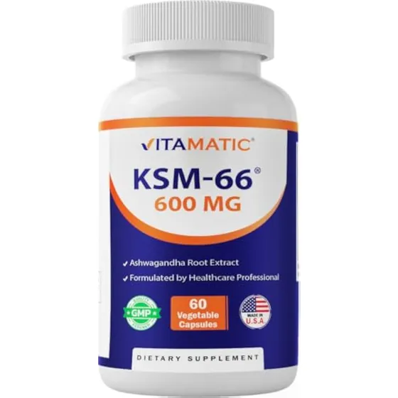 Vitamatic Ksm-66 Extracto De Raíz De Ashwagandha