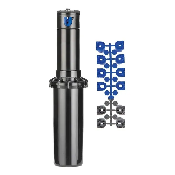 Hunter PGP Ultra Aspersor Profesional con 12 Boquillas Intercambiables Alcance Ajustable de 4.9 a 14 m Alta Resistencia y Versatilidad para Sistemas de Riego en Jardines Campos y Áreas Verdes