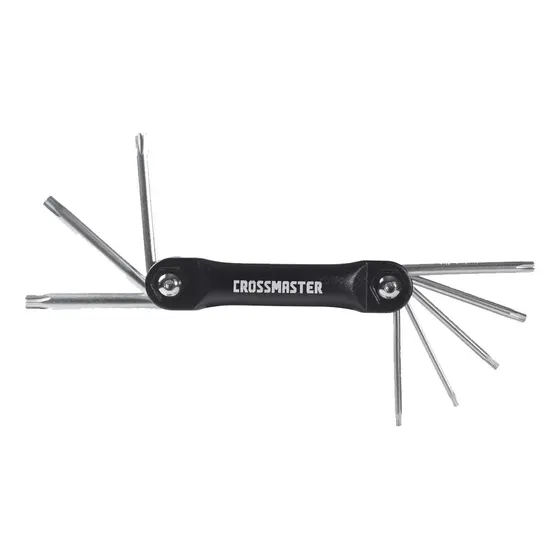 Juego 8 Llaves Torx T9 A T40 Crossmaster (9943574) Color Negro