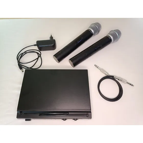 Microfones Sem Fio Karsect Kru-302 Uhf P/ Concerto Ou Peças