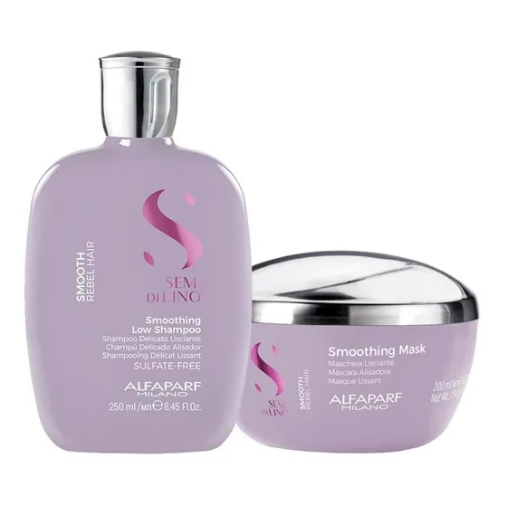 Kit Alfaparf Sdl Smooth Smoothing - Sh 250ml +másc 200ml