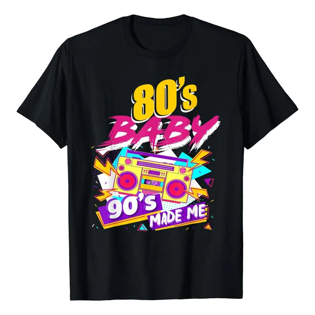 Camiseta Vintage De Los 80 Para Bebés De Los 90 Made Me Funn
