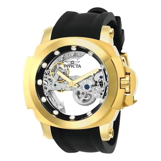 Relógio Invicta Coalition Forces 26760 Automatic Original Cor da correia Ouro Cor do bisel Ouro Cor do fundo Ouro