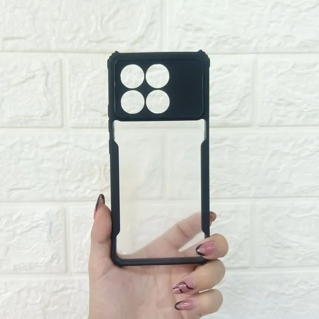 Forro Poco X6 Pro Acrílico Transparente Con Tpu
