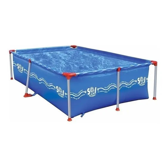 Pileta estructural rectangular Sol de Verano con capacidad de 2700 litros 1.65x2.5 m