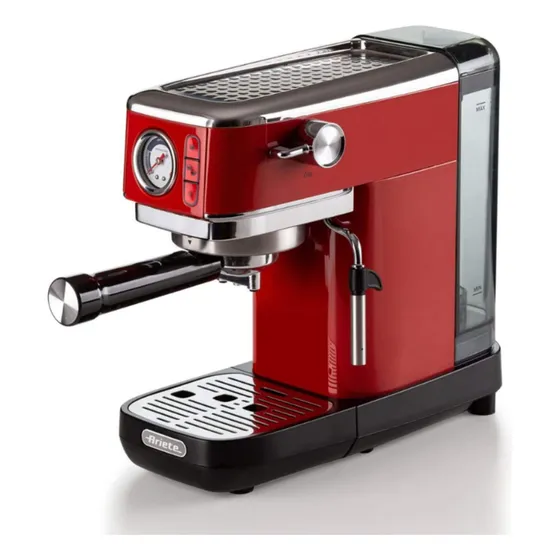 Cafetera Espresso Vintage Slim Ariete 15 Bar 1300w Rojo