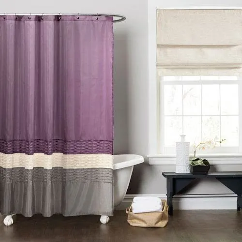 Clarke 1pc Mia Cortina Ducha Panel 72  Ancho X Largo