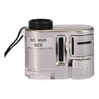 Lupa De Mano De 60x,mini Microscopio Lupa Con Lámpara Uv Lupa De Mano De 60x,mini Microscopio Lupa Con Lámpara Uv