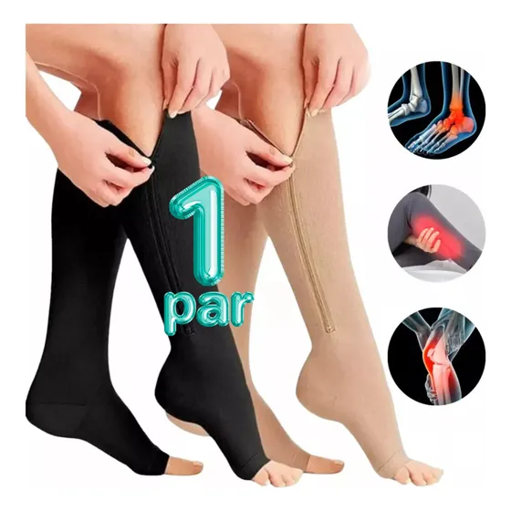 Calcetas Compresión Medias Calcetines Cierre Como Zip Sox F
