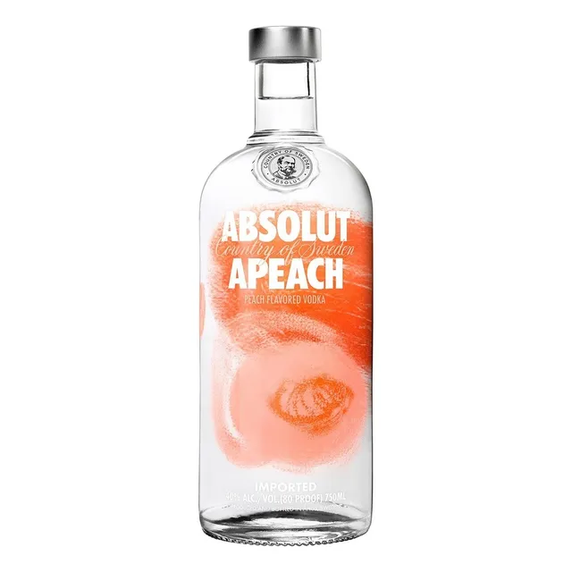 Absolut Apeach Vodka Suecia Botella De 750 Ml Fruta Tropical