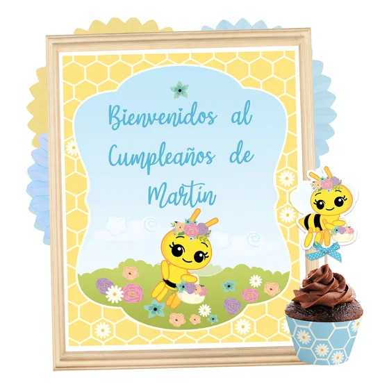 Kit Imprimible Abejita Chiquitita Decoracion Cumpleaños Nene