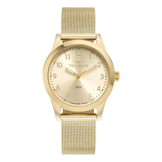 Relógio Feminino Technos Boutique Dourado