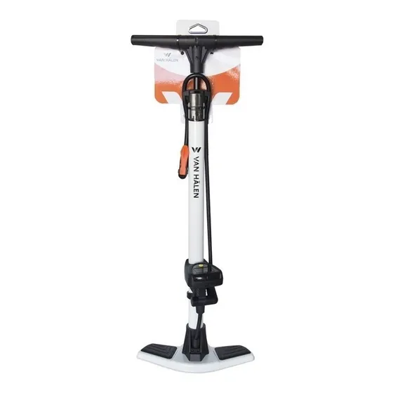 Inflador De Pie Bicicleta C/ Manometro Digital Hasta 160psi