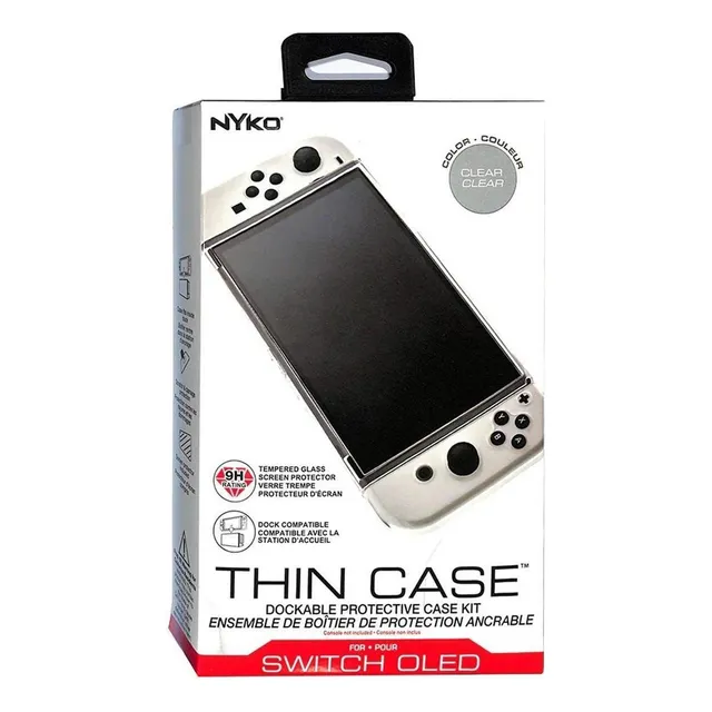 Estuche Thin Case Nyko Nintendo Switch Oled Clear Clear