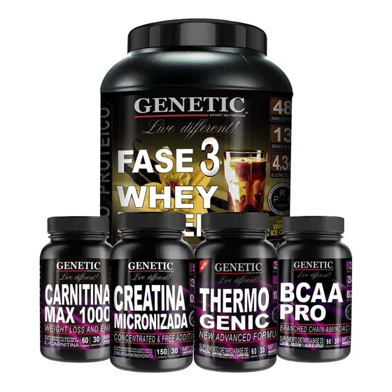 Combo Anabol 5 Definicion Crecimiento L Carnitina Whey Bcaa