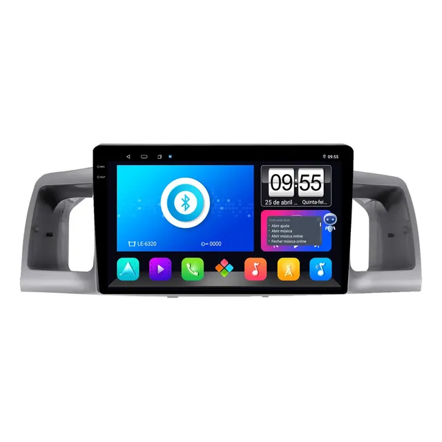 Multimidia Corolla Fielder 9p Octacore Android Carplay 6gb
