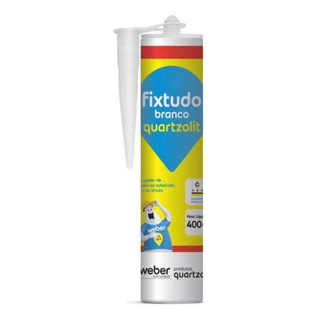 Fixtudo Branco Weber Quartzolit 400g Fixa Cuba Fixa Tudo Fixtudo Branco Weber Quartzolit 400g Fixa Cuba Fixa Tudo