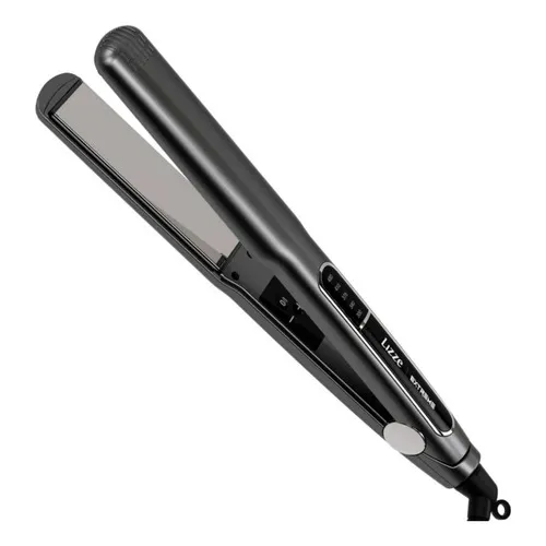 Plancha Lizze Extreme Slim 480f Placas Titanio Alaciado Color Gris Gris