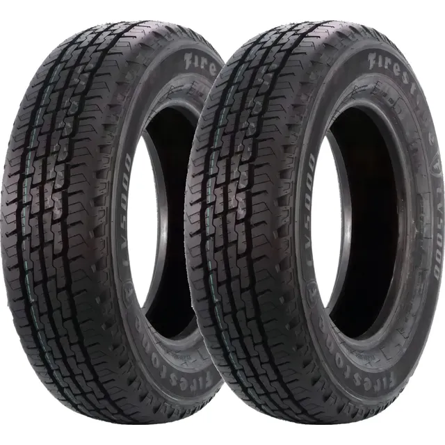 Kit de 2 pneus Firestone Hyundai 185R14 H100 Jinbei Topic Vw Kombi Multivan Bongo Van CV5000 C 185R14 102/100R