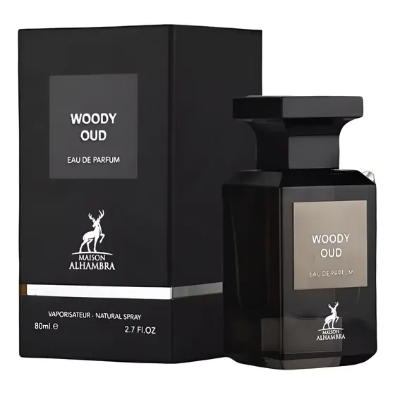 Perfume Woody Oud Maison Alhambra Lattafa 80 Ml Edp