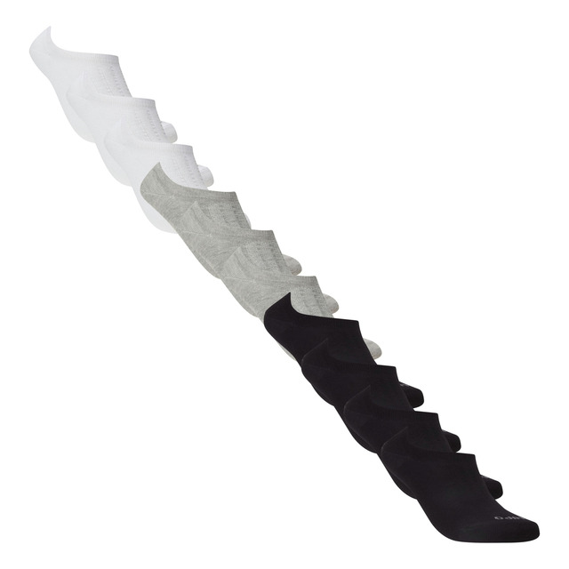 Kit Com 10 Pares De Meias Unissex Cano Invisível Lupo Kit Com 10 Pares De Meias Unissex Cano Invisível Lupo