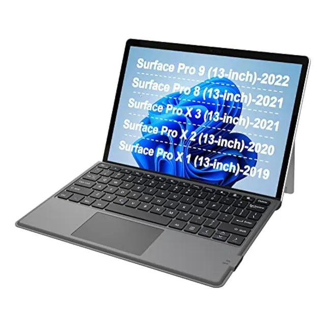 Arteck Microsoft Surface Pro 8 Y Pro X Type Cover,