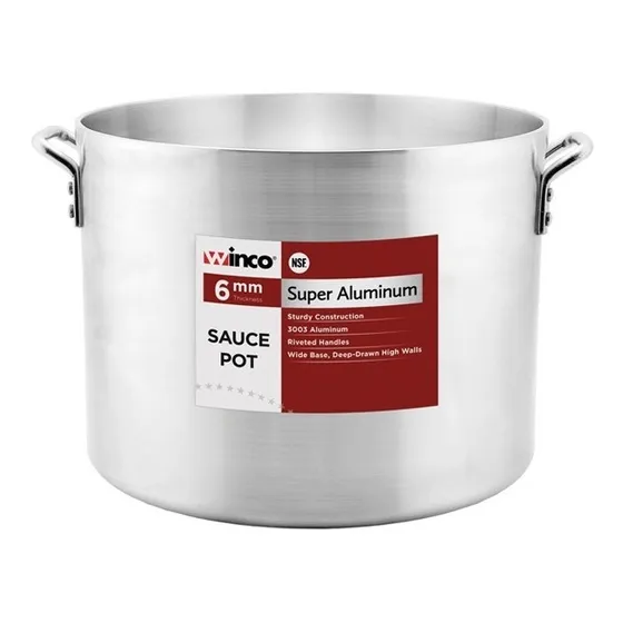 Cacerola 40qt Con Asas Remachadas Super Aluminio 