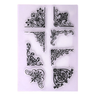 Sello Transparente Modelo De Esquinas Para Scrapbooking Sello Transparente Modelo De Esquinas Para Scrapbooking