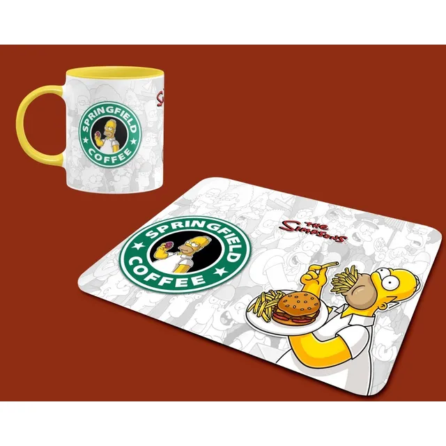 Taza Y Mouse Pad Simpson