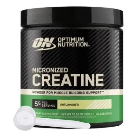 Creatina monohidratada Optimum Nutrition micronizada en polvo Sin sabor x 300g