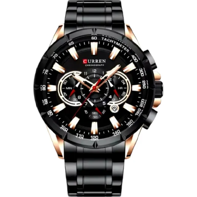 Reloj Curren Para Caballeros Correa De Acero Inoxidable