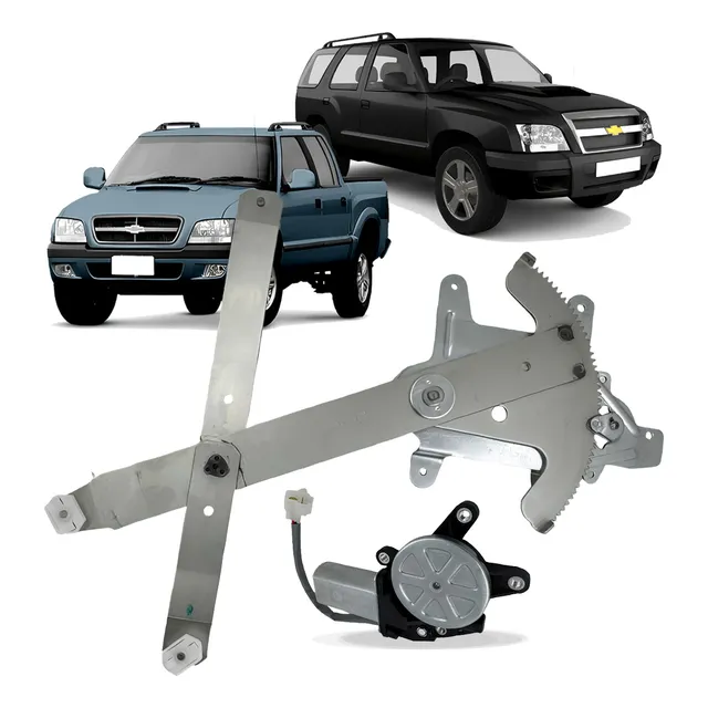 Maquina Vidro Eletrico S10 2004 2005 2006 Esquerda + Motor