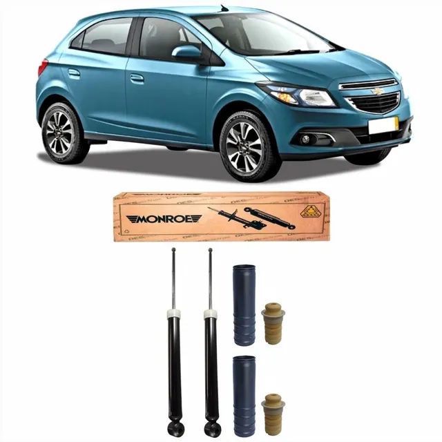 Par Amortecedor Traseiro Onix 2019 2020 Monroe + Kit