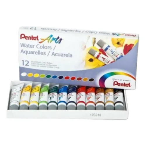 Aquarela Base Agua Profissional 12 Cores Pentel
