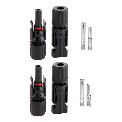 Conector De Empalme Mc4 Para Paneles Solares Por 2 Pares