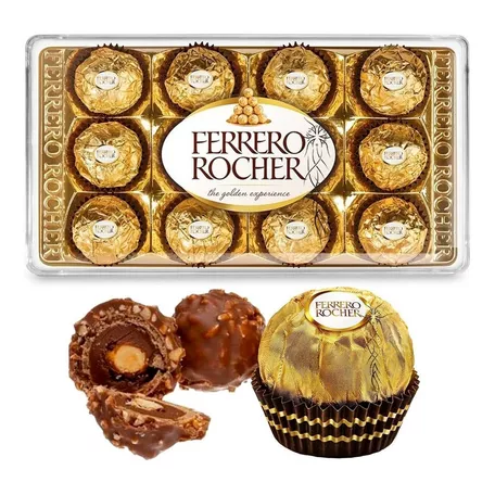 Ferrero Rocher Rosher Bombón 01mercado Ideal Regalo Caja X12
