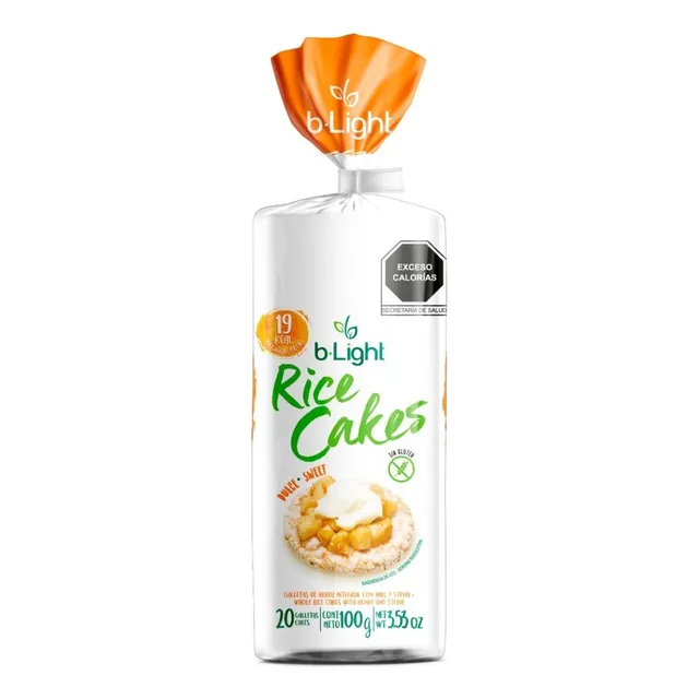 Galletas De Arroz Rice Cakes B-light 100 Gr Dulce