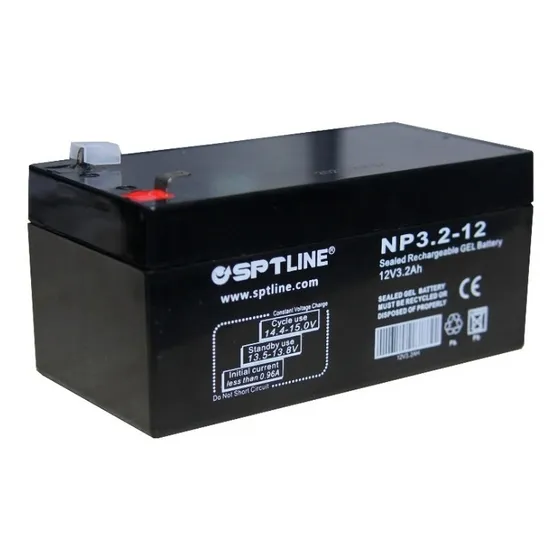 Batería Pila 12v 3.2ah Recargable Sptline Ups 