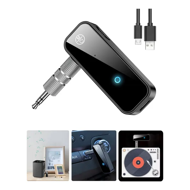 Receptor Auxiliar Bluetooth Aux 3.5 Auto Coche Manos Libres