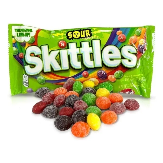 Dulces Americanos Importados Skittles Sour Ácido