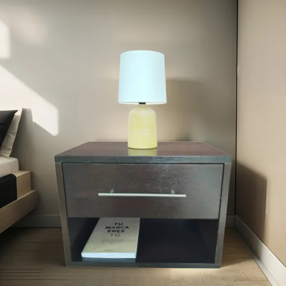 Mesita De Luz, Mesita Flotante, Mesa Madera, Mesa Dormitorio