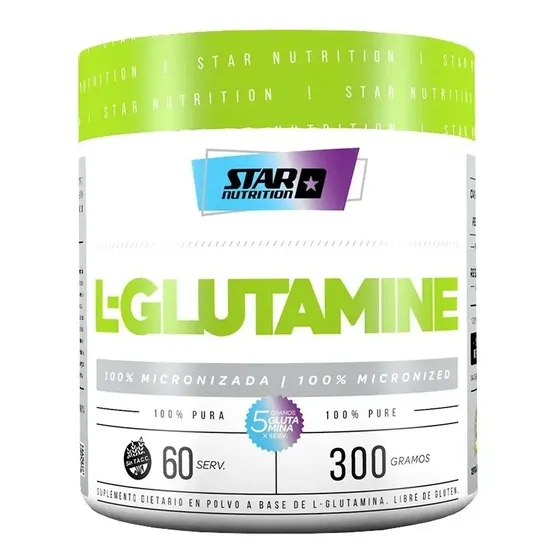 Glutamina Micronizada 100% Pura - Star Nutrition Sabor Sin sabor | Cuotas sin interés