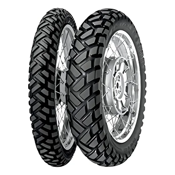 Pneu Enduro 3 Metzeler 90/90-21 + 120/80-18 Moto