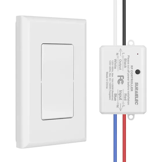 Interruptor De Luz Remoto Sem Fio, Sem Fiação, Não