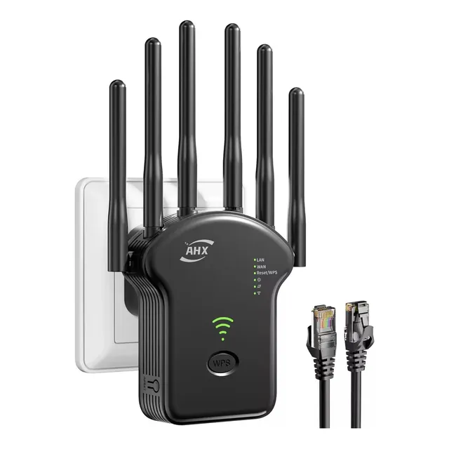 Repetidor Wifi Amplificador Señal 300mbps 110/230v Wps 2.4g