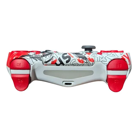 Control Alternativo Ps4 Inalambrico Diseño Gamer Doubleshock Blanco